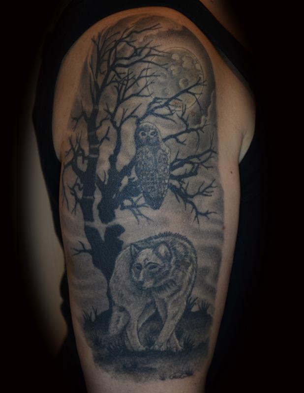 Night creatures of the fog by Rafael Marte Tattoos